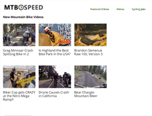 Tablet Screenshot of mtbspeed.com